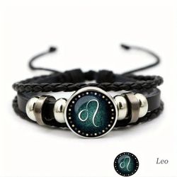 Vibrant Leo Zodiac Sign Bracelet 