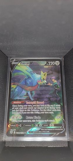 Zacian V TG21/TG30 Pokémon Trainer Gallery Holo Card