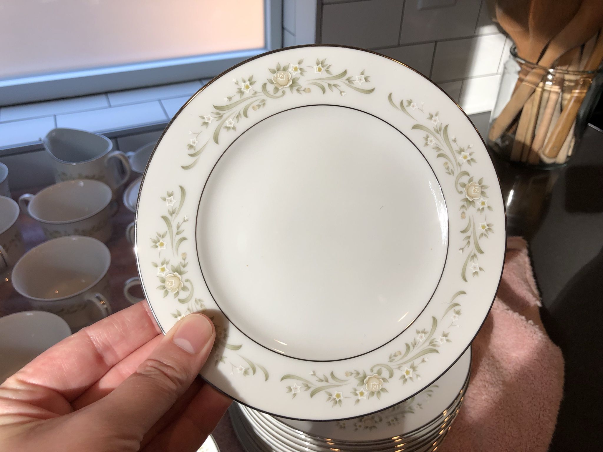 Sango China, Debutante Pattern, Set Of 12
