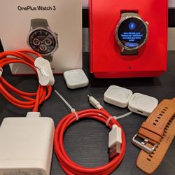OnePlus Watch 3 (46mm) Mint - emerald titanium plus extras