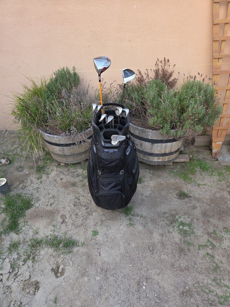 Left Handed Golf Clubs, Includes Bag