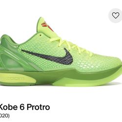 Nike Kobe 6 Protro Grinch (