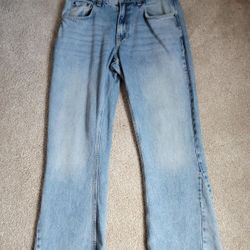 Zara flared denim jeans