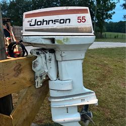 Johonson 55 hp outboard boat motor