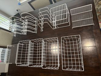 ⚡️ Quick Sale: Complete White Wire Organizer Lot