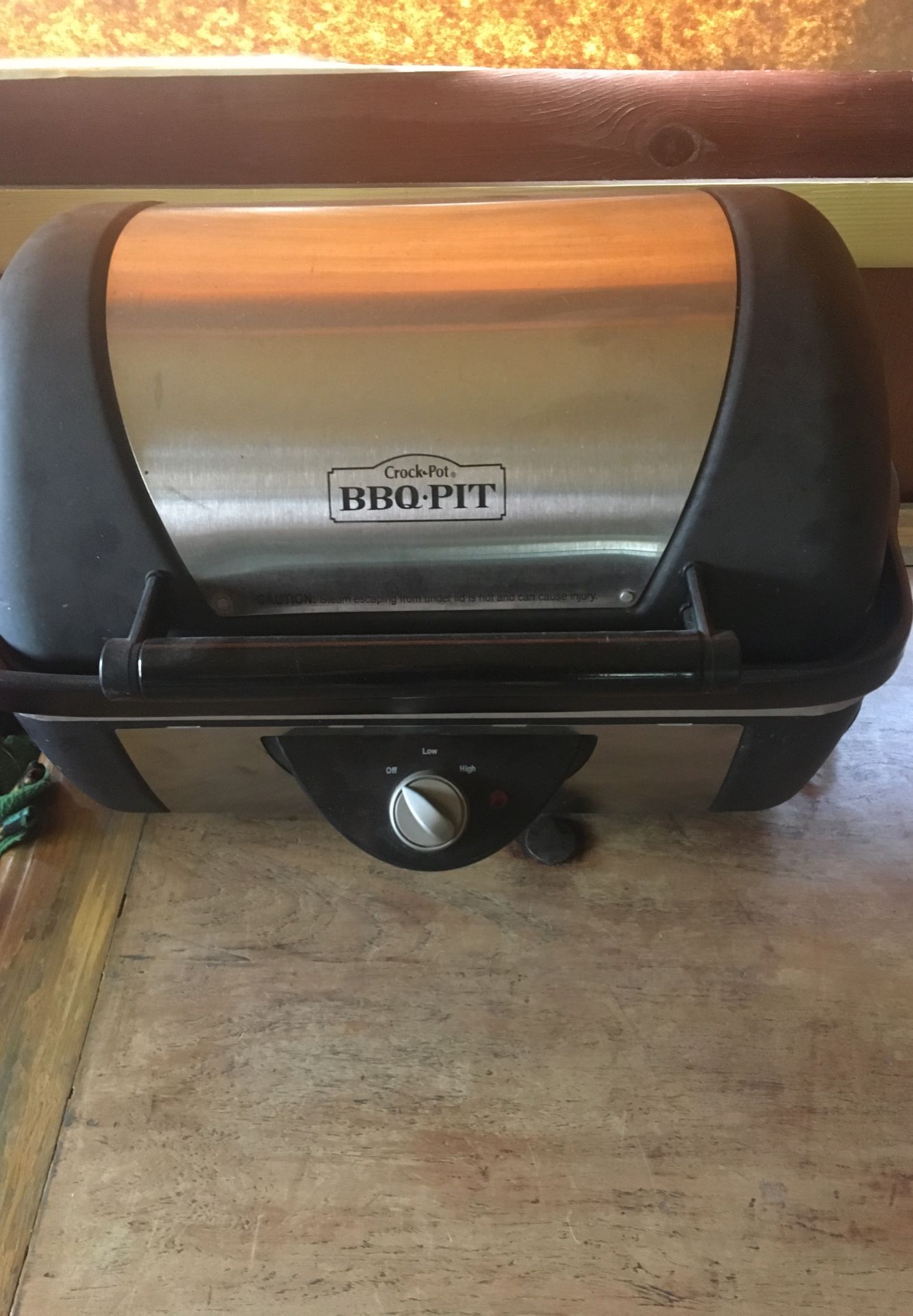 Crock pot bbq pit