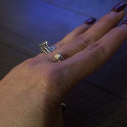 1/2 Carat Diamond 14 Kt White Gold Stud Earring