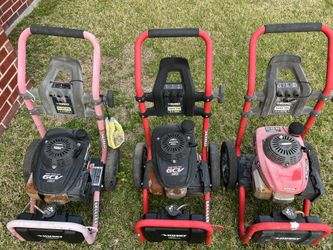 (3) Honda Pressure Washers — All Running Engines