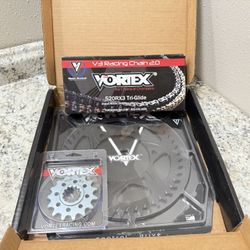 Vortex V3 HFR Quick Accel Chain And Sprocket Kit Yamaha FZ-10 / MT-10 2017-2025 SEALED