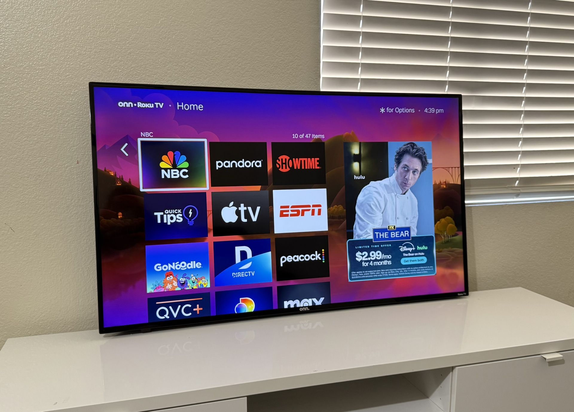 ONN Roku Smart Tv 4k UHD 50”✨Check My Offers😉