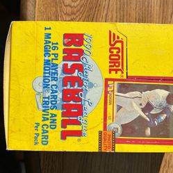 1990 Score Baseball Box