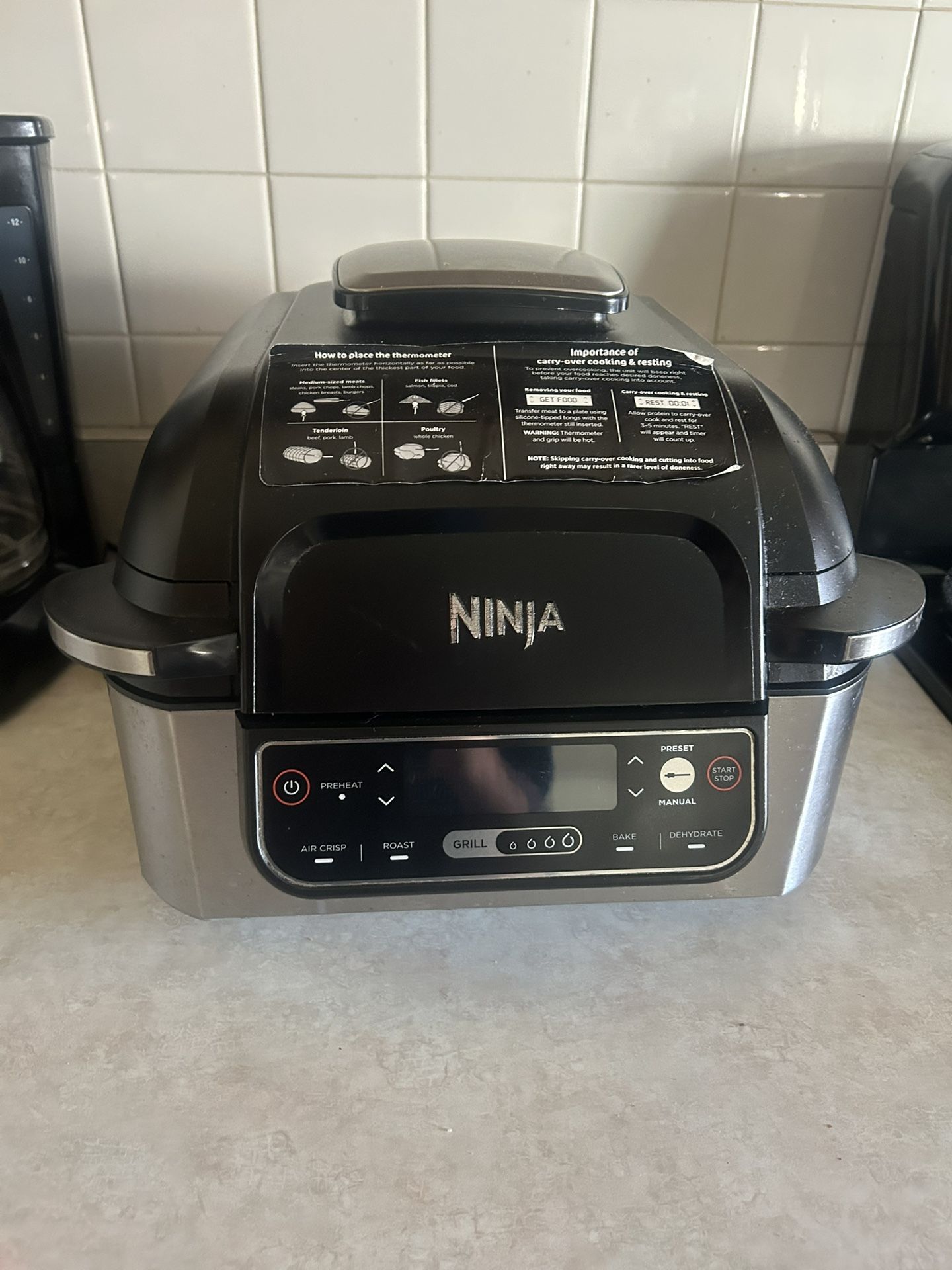 ninja smart in door grill