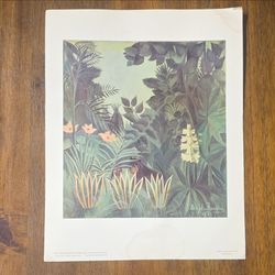 Henri Rousseau The Equatorial Jungle Nature Jungle Paper Print, Unframed