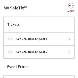 2 San Francisco 49ers Vrs Chargers August 23 Saturday Preseason Tickets 2nd Level $50 Total 