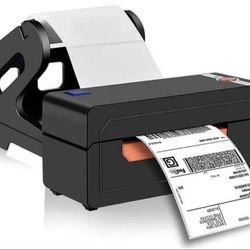 Shipping Label Printer 4x6, High Speed Direct USB Thermal Barcode 4×6 Label Marker Writer Machine with Label Holder, Compatible with Ebay, Amazon, DHL