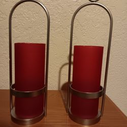Pair of  Lantern Candle Holders 