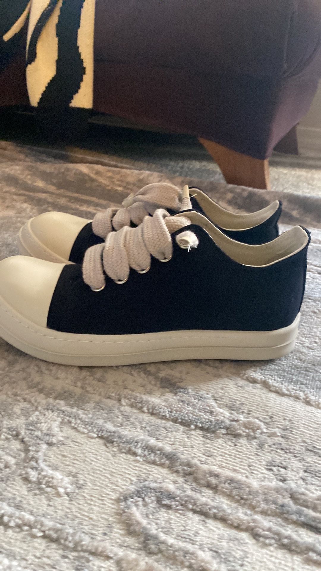 drk shdw rick owens jumbo lace low