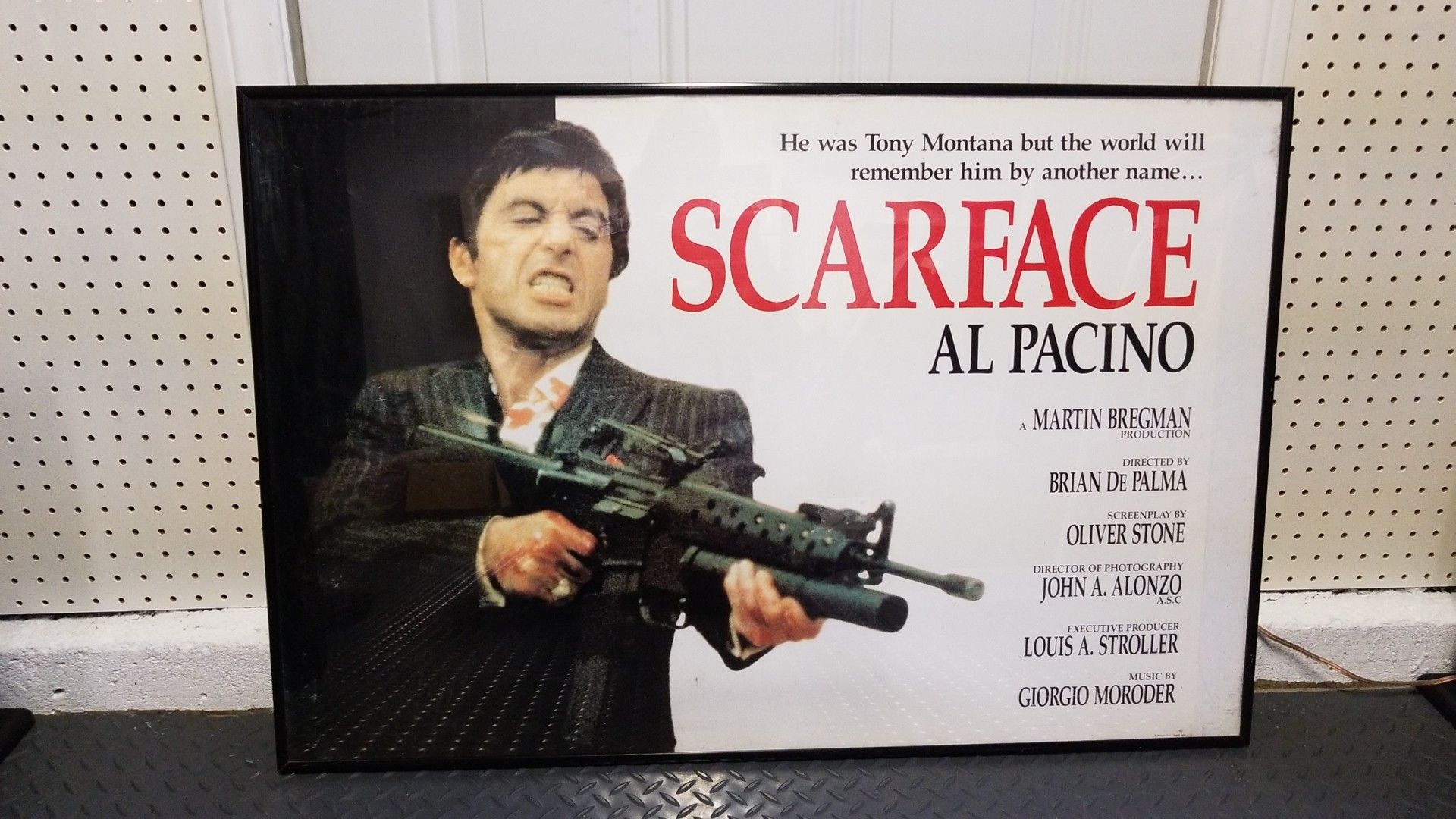 Scarface Movie Poster Framed