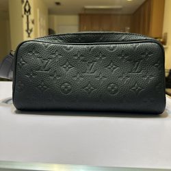 All Black LV Men Dopp Kit Bag
