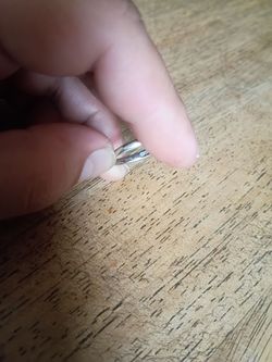 Anillo de Oro 10k oro Blanco