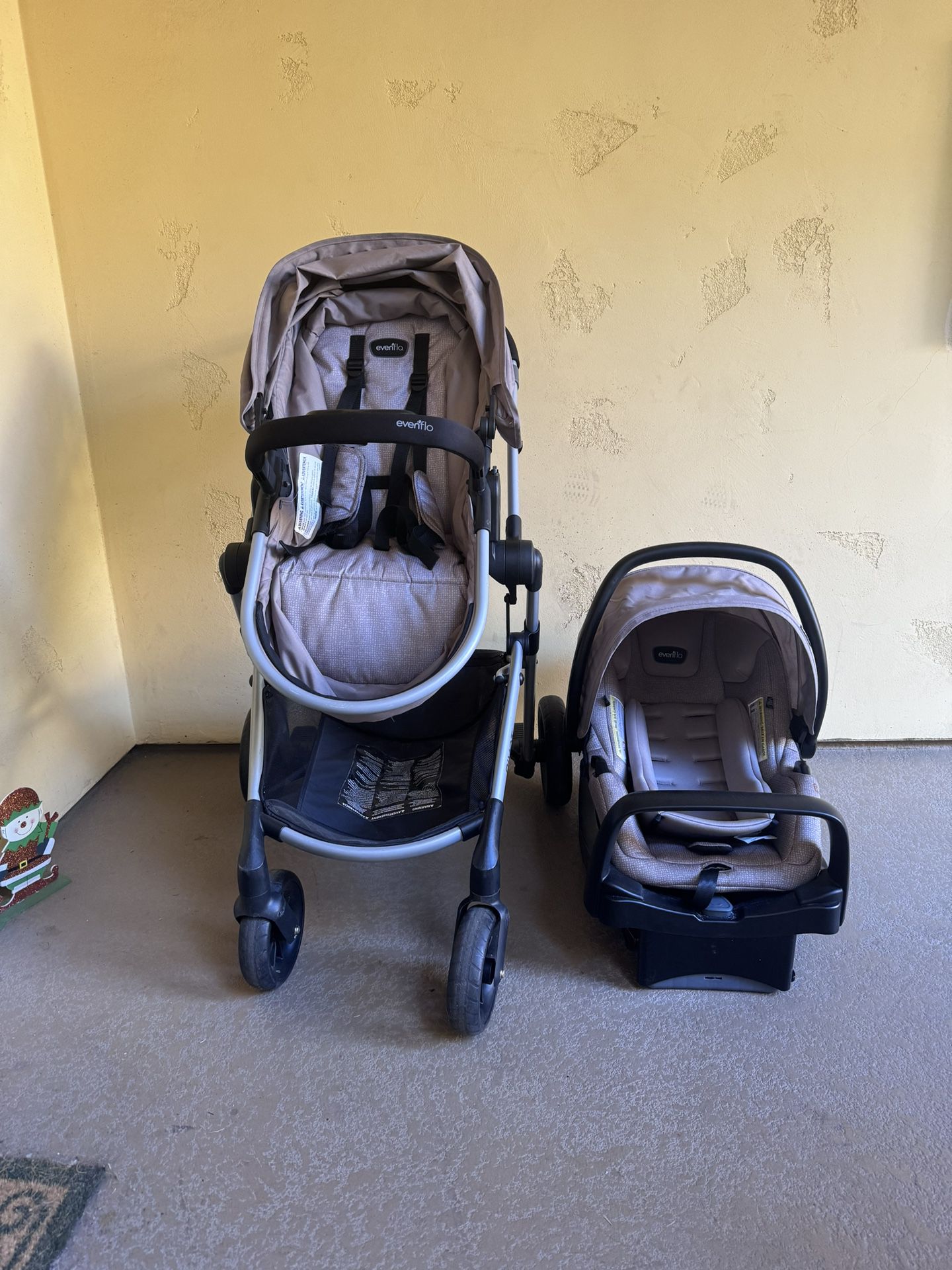 Evenflo Stroller with Car Seat & Base