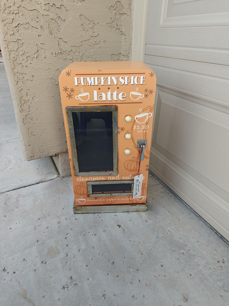 Pumpkin Spice Latte Mug Cabinet 