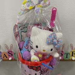 Hello kitty Easter basket  $55