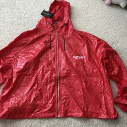 Raspberry Hills Pi 400 Rain Jacket Red