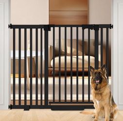 41" Extra Tall Baby Gate for Big Dog No Jumping Over, 46-54.7" Wide Pet Safety Gate Indoor for Doorways No Drilling,Auto Close Child Puppy Gates for S