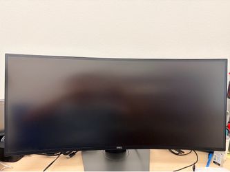 Dell U3419w Ultrasharp 34-Inch WQHD (3440x1440) Curved IPS USB-C Monitor, Black