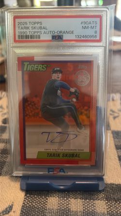 Tarik Skubal auto  numbered 8/25