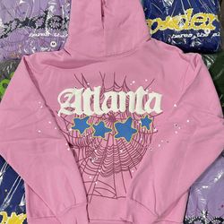 Spider Hoodie Pink