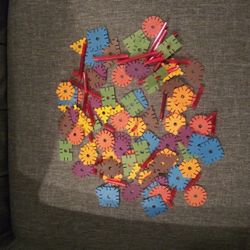 Vintage 1950's Rig-a-jig Set The Wonder Toy From Hollywood. No Original Box. Not 100% Complete But Mostly There. Extremely Rare