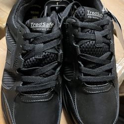 TredSafe Slip-Resistant Unisex Shoes Black, new