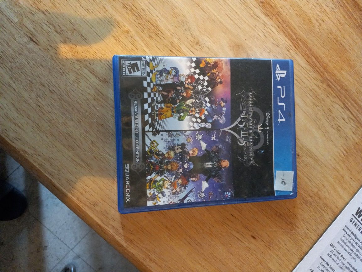 Kingdom Of Hearts For Ps4