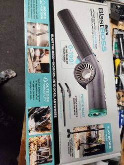 Shark blast boss cordless air blower
