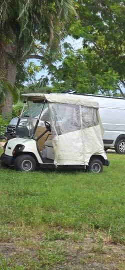 Yamaha forty eight volt golf cart , two seater