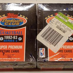 Two SEALED 92-93 boxes