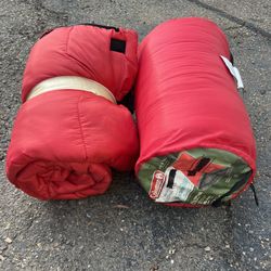 2 Coleman Sleeping Bags
