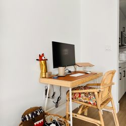 IKEA Lillasen bamboo desk, Excellent condition 