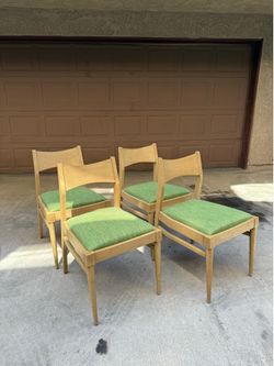 4 MCM Dining Chairs - Vintage Condition