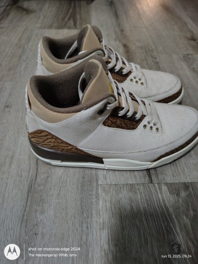 Jordan 3 Retro Palomino's. Men's 8.5