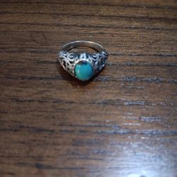 Turquoise Ring Sterling Silver