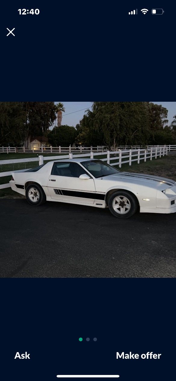 1987 Chevy Camaro V6