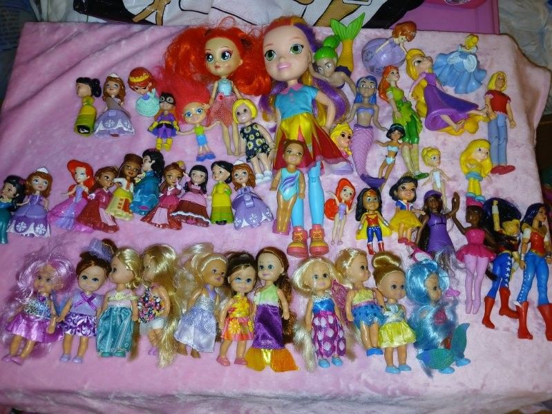 Disney Princess Mini Dolls And Other Mini Dolls