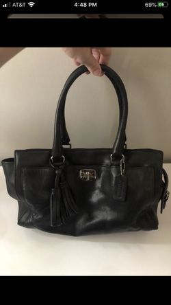 Coach Purse Black Leather