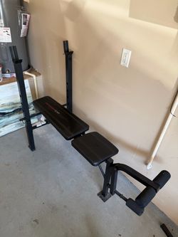 CAP Adjustable Weight Bench with Rack