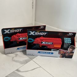 XSHOT REFLEX 6 Nerf Guns 2 X $18