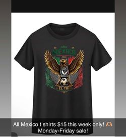 FIFA Mexican shirts $15!
