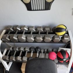  Dumbbell Rack With Dumbbells Included 